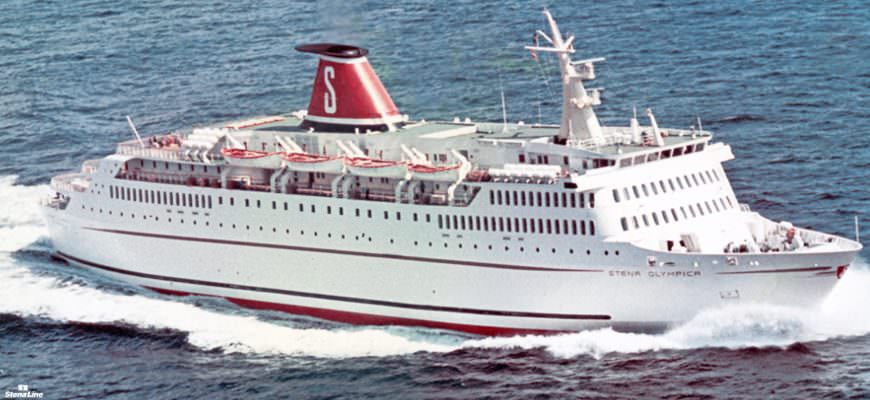 Stena Olympica in 1972 na oplevering