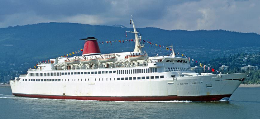 Stena Danica II in Vancouver mei 1974
