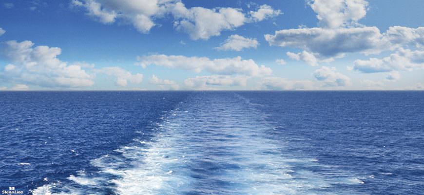 Zeezicht vanaf Stena Line ferry