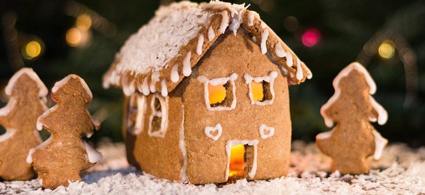 Peperkoek huisje recept