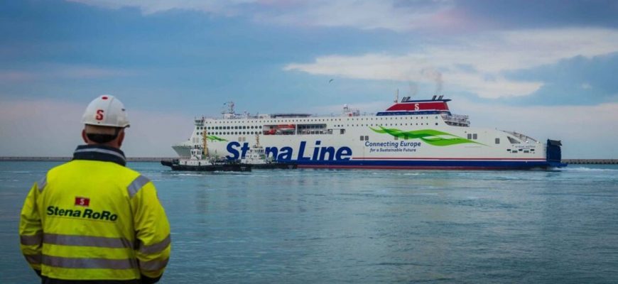 Stena Estrid vertrekt vanuit China