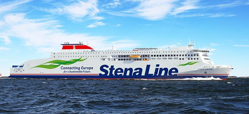 Stena Estrid- E-flexer op zee zijaanzicht